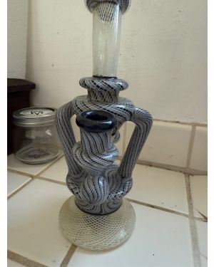 Daveman Glass Custom B/W recycler